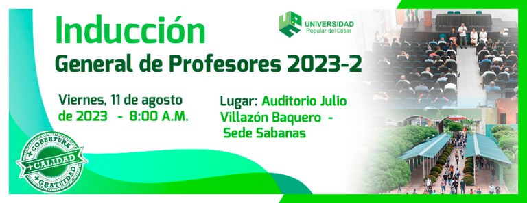 INDUCCIÓN GENERAL DE PROFESORES 2023 – 2