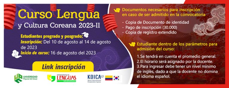 BANNER CURSO LENGUA Y CULTURA COREANA