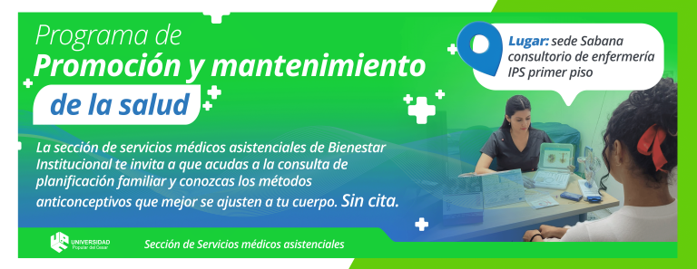 Banner Programa de Promoción y Mantenimiento de la Salud