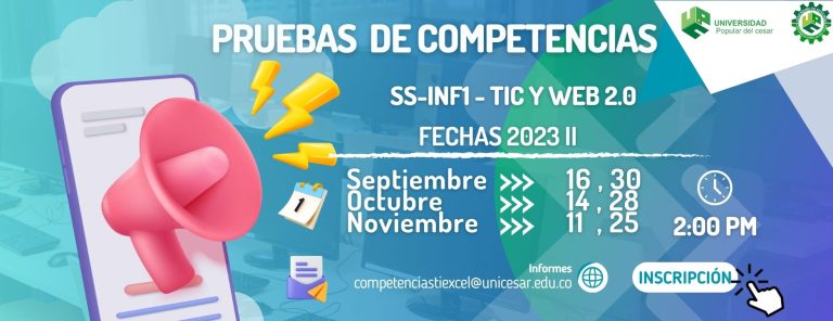 Banner pruebas de competencias - tic y web 2.0