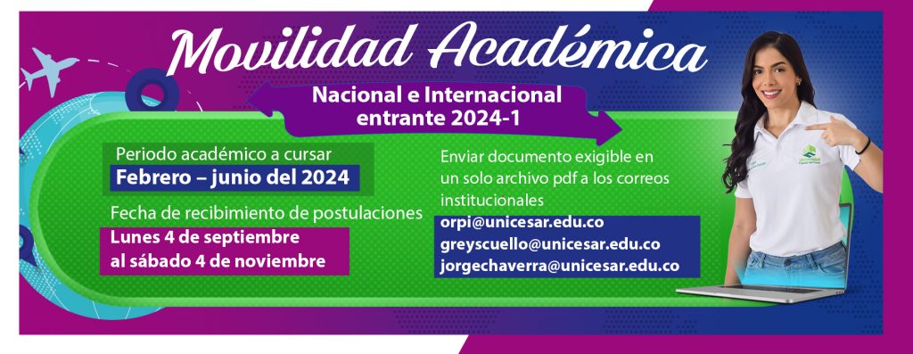 Banner Movilidad Académica 2024-1