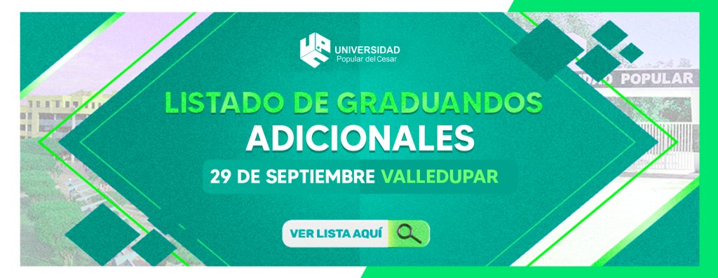 Banner Listado de Graduandos Adicionales