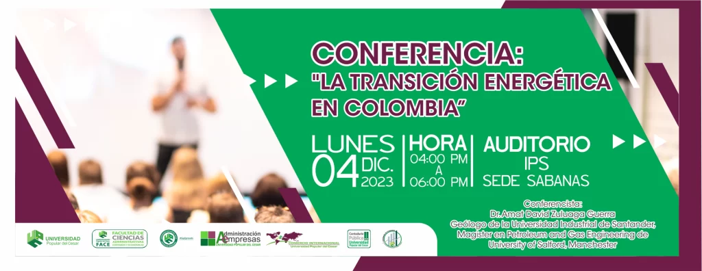 Banner Conferencia: “La Transición Energética en Colombia”