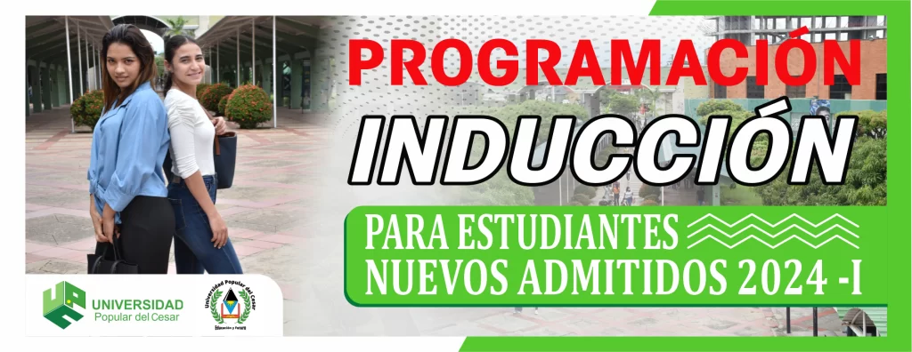 Banner Programación de Inducción 2024 - 1