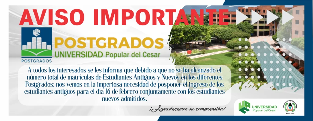 Banner aviso postgrados