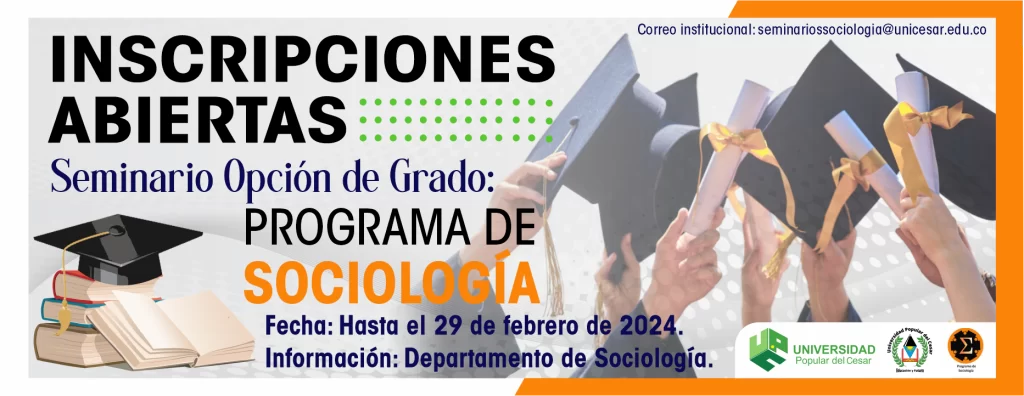 Banner Seminario Opción de Grado Sociología