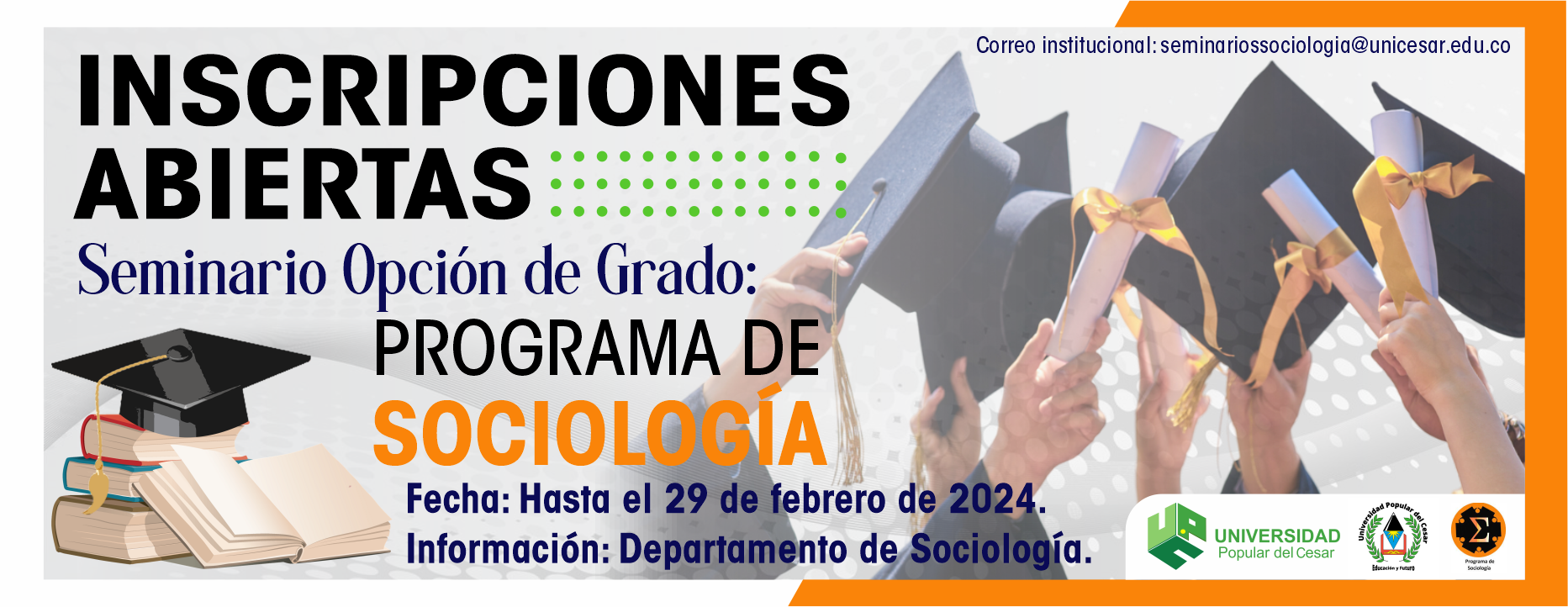 Banner Seminario Opción de Grado Sociología