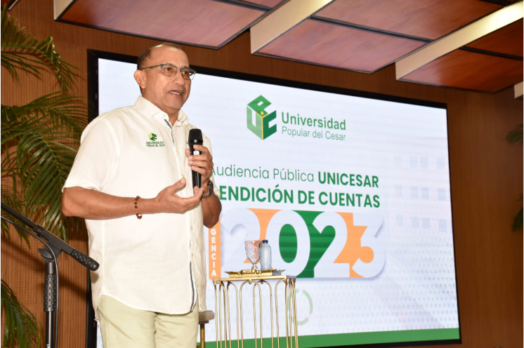 Rector de la UPC destaca logros alcanzados por su administración en la vigencia 2023