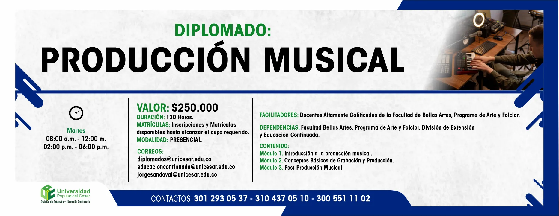 Banner Producción Musical