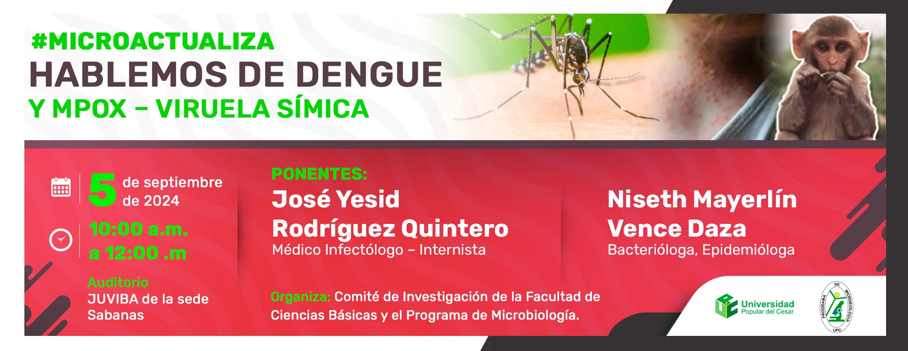 Banner Dengue y Mpox