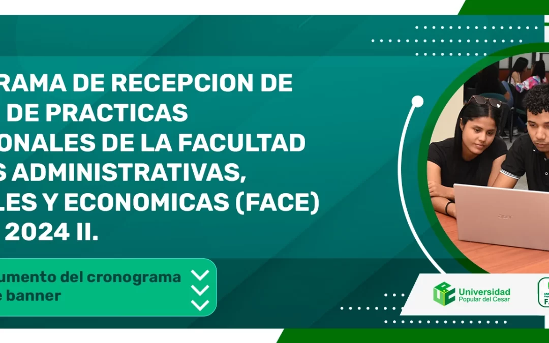 CRONOGRAMA DE RECEPCIÓN DE INFORME DE PRACTICAS PROFESIONALES DE FACE 2024 II