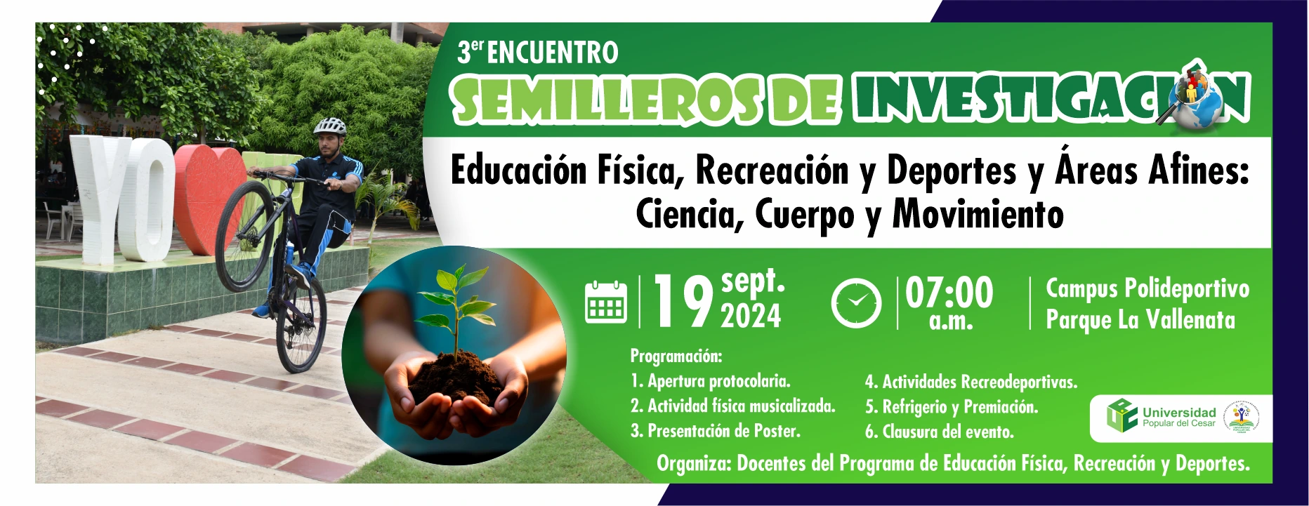 Banner Semilleros de Investigación Edu. Física