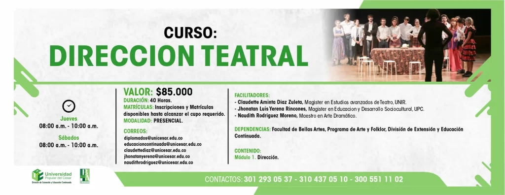 CURSO DE DIRECCION TEATRAL