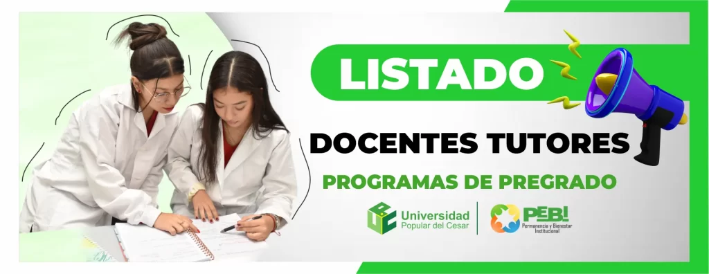 Banner Listado Docentes Tutores