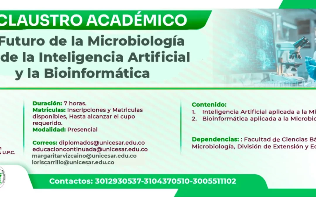 IX CLAUSTRO ACADÉMICO ”EL FUTURO DE LA MICROBIOLOGÍA DESDE LAS INTELIGENCIA ARTIFICIAL Y LA BIOINFORMÁTICA”