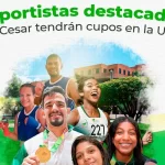 Deportistas de alto rendimiento tendrán cupos directos en la Universidad Popular del Cesar.