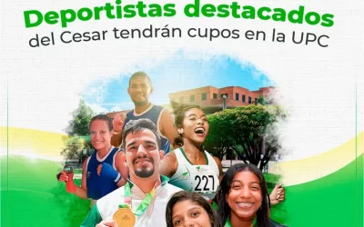 Deportistas de alto rendimiento tendrán cupos directos en la Universidad Popular del Cesar.