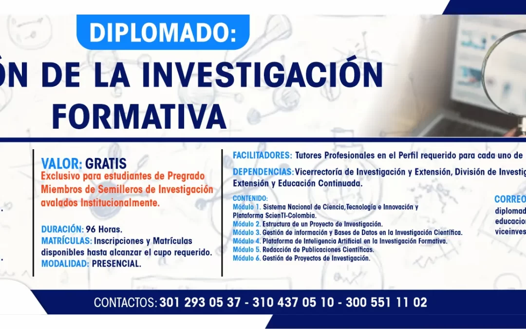 DIPLOMADO EN GESTIÓN DE LA INVESTIGACIÓN FORMATIVA