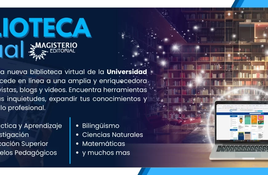 Banner Biblioteca en Linea Magisterio