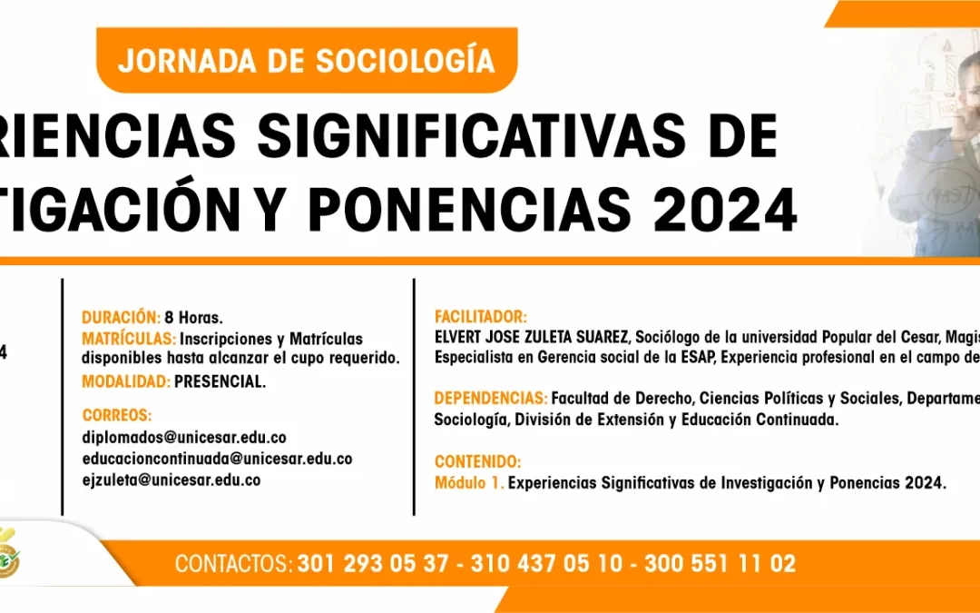 SIMPOSIO: DIÁLOGOS DE EXPERIENCIAS DE LA INVESTIGACIÓN Y PONENCIAS 2024