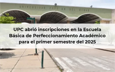 UPC abrió inscripciones en la Escuela Básica de Perfeccionamiento Académico para el primer semestre del 2025