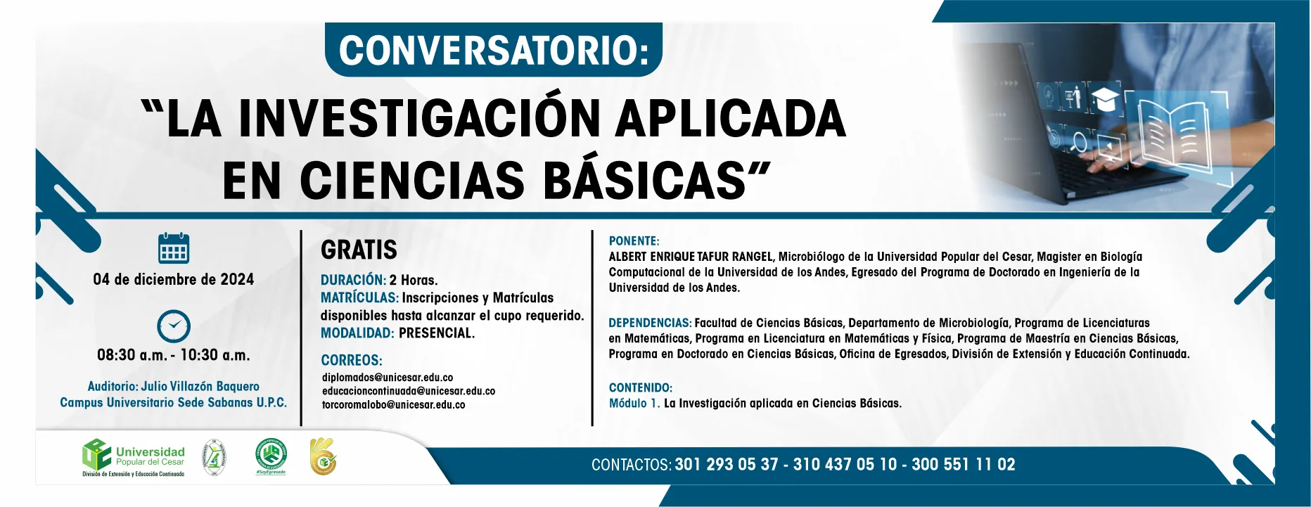 Banner Conversatorio Ciencias Basicas