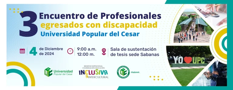 Banner 3 Encuentro de profesionales egresados con discapacidad