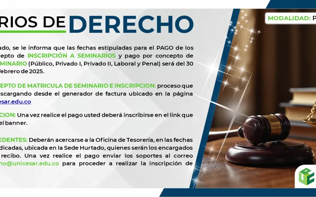 SEMINARIOS DE DERECHO