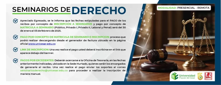 Seminarios de Derecho